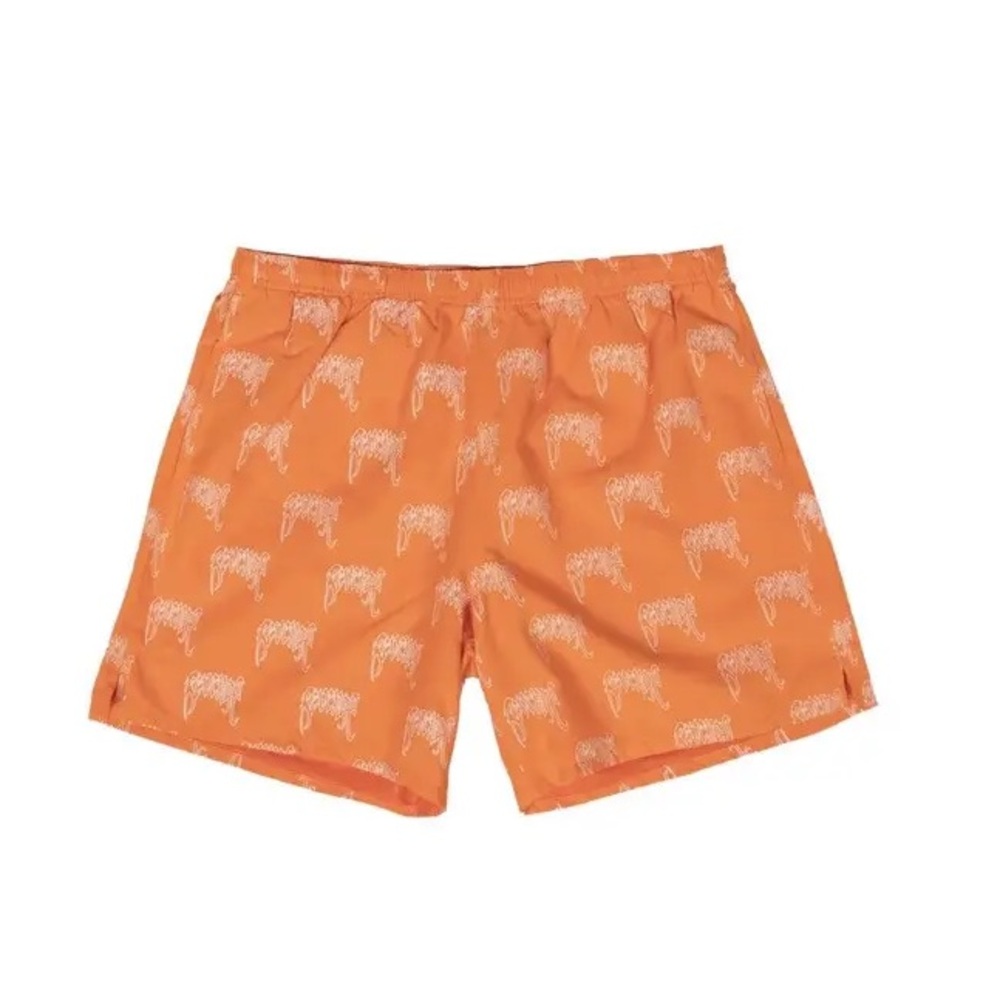 Revenge Shorts Orange Patterned Men's Shorts